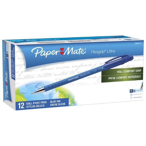 Picture of PAPERMATE FLEXGRIP CAPPED MEDIUM BLUE BOX 12