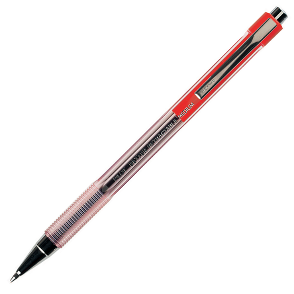 Picture of PILOT MEDIUM RED BP-145 RETRACTABLE